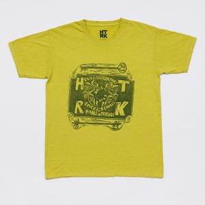 HTRK 21st Anniversary T-Shirt (Chartreuse)