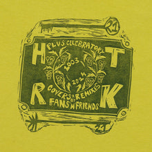 Load image into Gallery viewer, HTRK 21st Anniversary T-Shirt (Chartreuse)