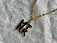 Load image into Gallery viewer, HTRK gold charm necklace